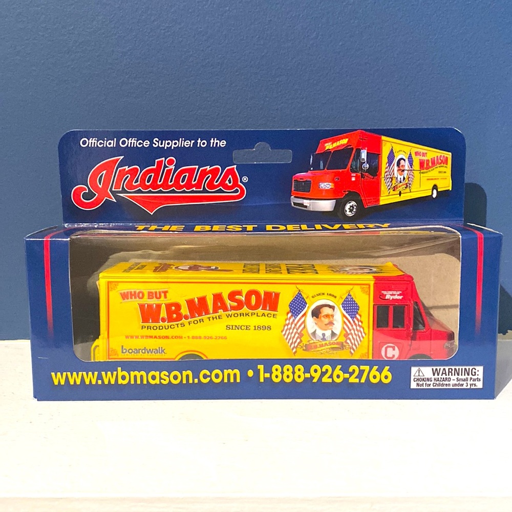 Cleveland Indians Limited Edition W. B. Mason Supply Truck